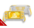 Чехол рукоятка для Nintendo Switch Lite пластик, White-Yellow