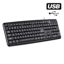 Клавиатура Vinga KB300BK, USB Black